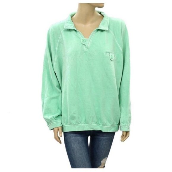 Urban Outfitters Out From Under Mint Green Pullover Sweatshirt Size Large - Picture 1 of 6